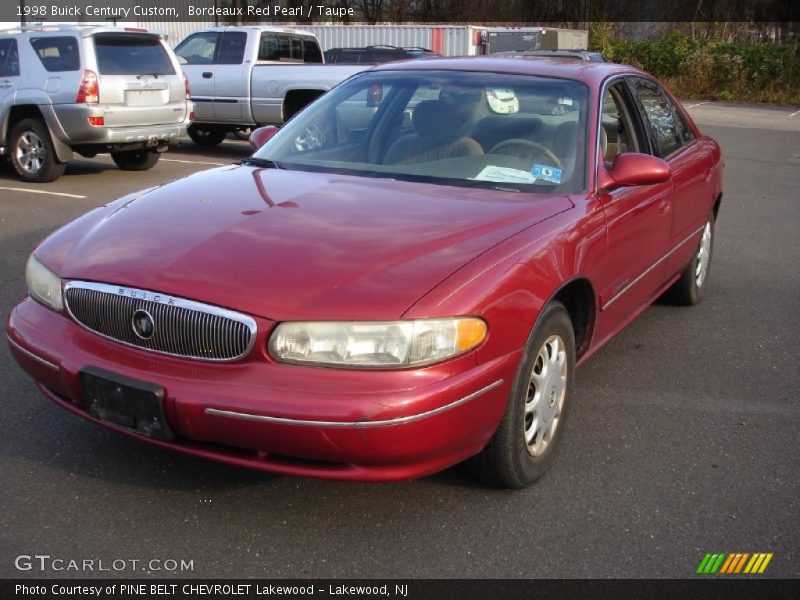 Bordeaux Red Pearl / Taupe 1998 Buick Century Custom