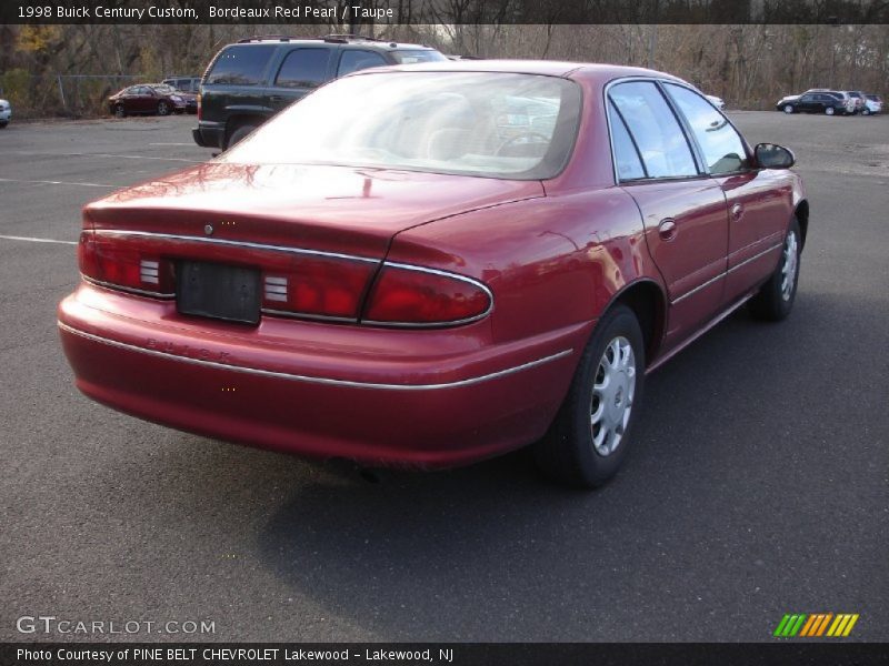 Bordeaux Red Pearl / Taupe 1998 Buick Century Custom