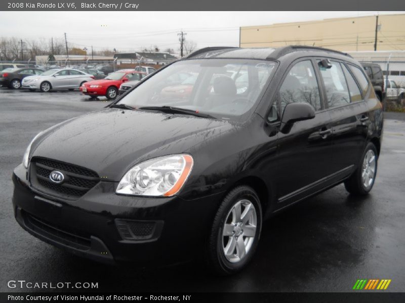 Black Cherry / Gray 2008 Kia Rondo LX V6
