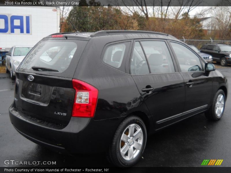 Black Cherry / Gray 2008 Kia Rondo LX V6