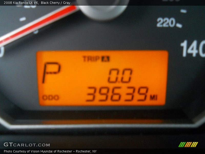 Black Cherry / Gray 2008 Kia Rondo LX V6