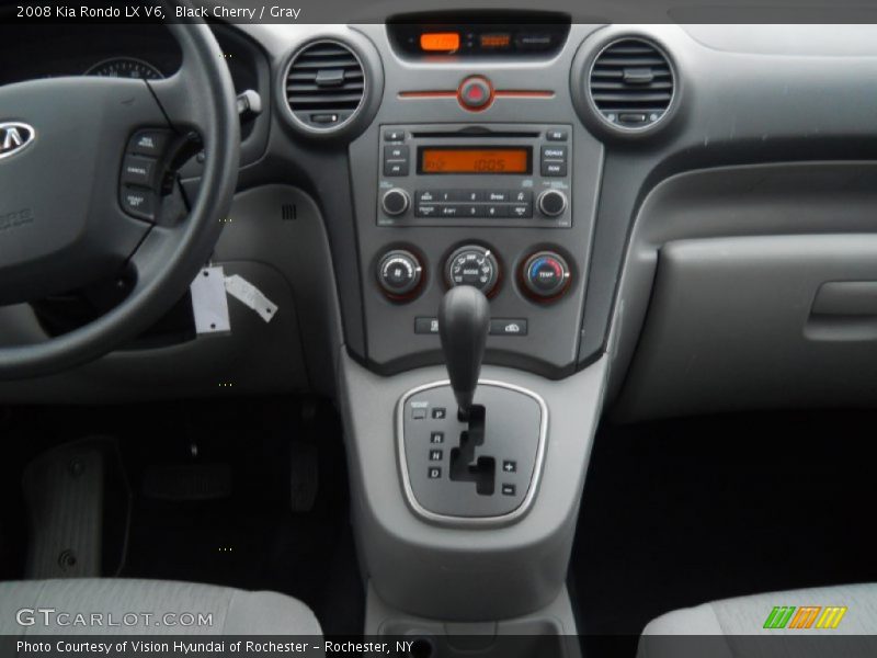Black Cherry / Gray 2008 Kia Rondo LX V6