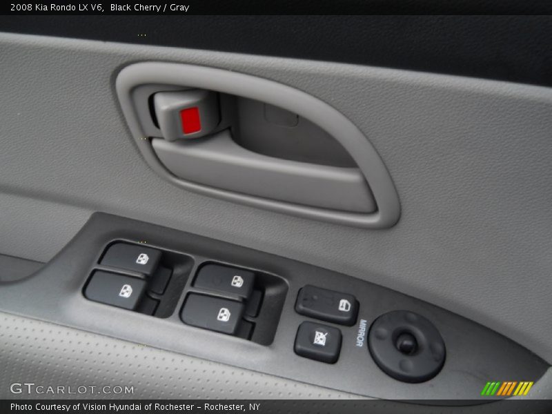 Black Cherry / Gray 2008 Kia Rondo LX V6