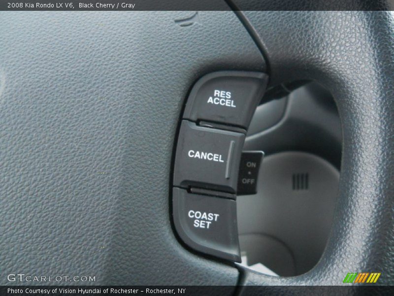 Black Cherry / Gray 2008 Kia Rondo LX V6