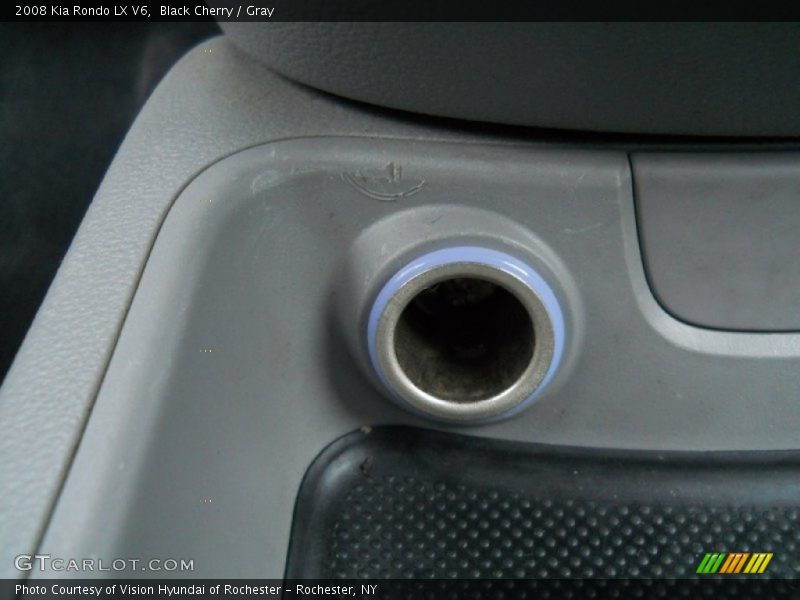 Black Cherry / Gray 2008 Kia Rondo LX V6