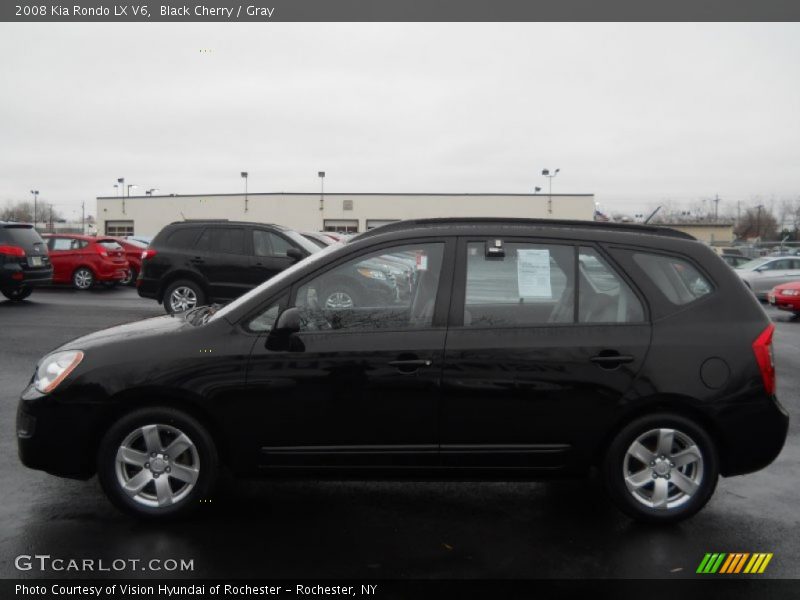 Black Cherry / Gray 2008 Kia Rondo LX V6