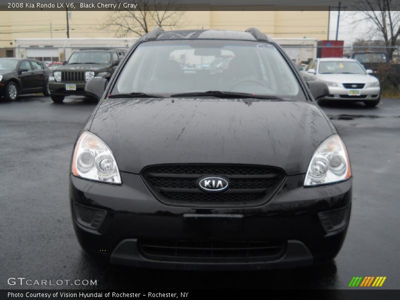 Black Cherry / Gray 2008 Kia Rondo LX V6