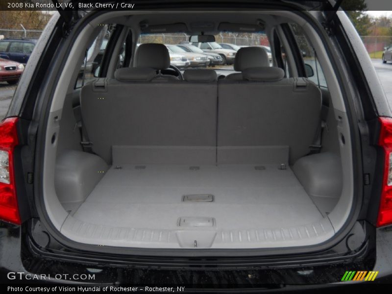 Black Cherry / Gray 2008 Kia Rondo LX V6