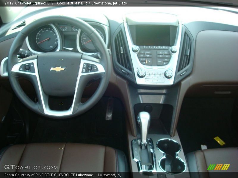 Gold Mist Metallic / Brownstone/Jet Black 2012 Chevrolet Equinox LTZ