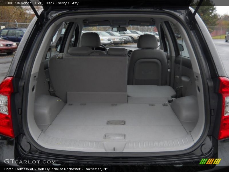 Black Cherry / Gray 2008 Kia Rondo LX V6