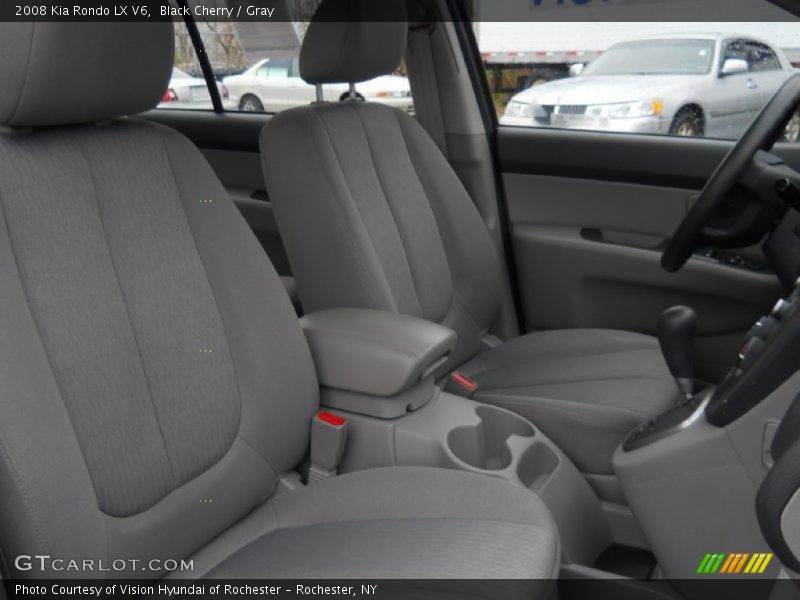Black Cherry / Gray 2008 Kia Rondo LX V6