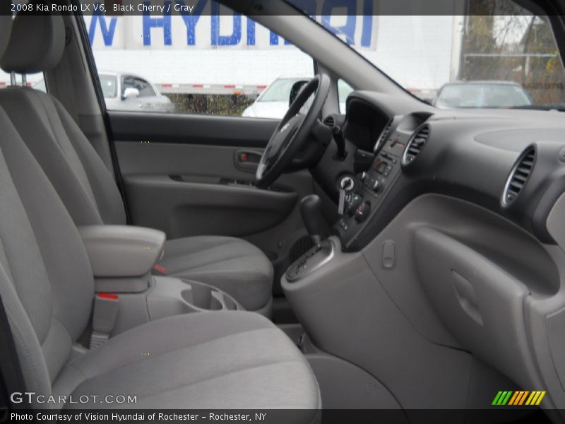 Black Cherry / Gray 2008 Kia Rondo LX V6