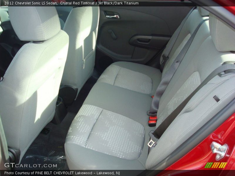  2012 Sonic LS Sedan Jet Black/Dark Titanium Interior