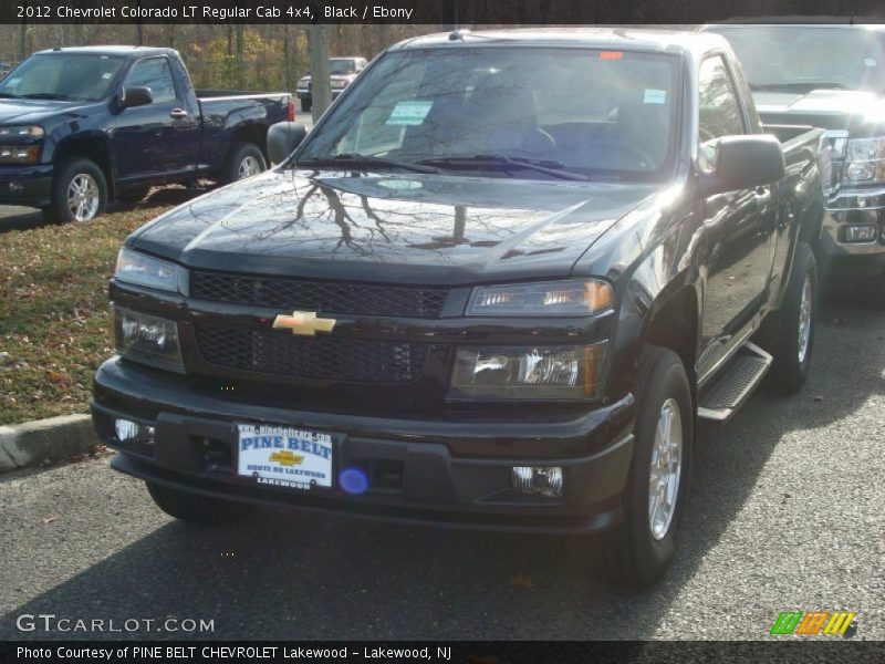 Black / Ebony 2012 Chevrolet Colorado LT Regular Cab 4x4