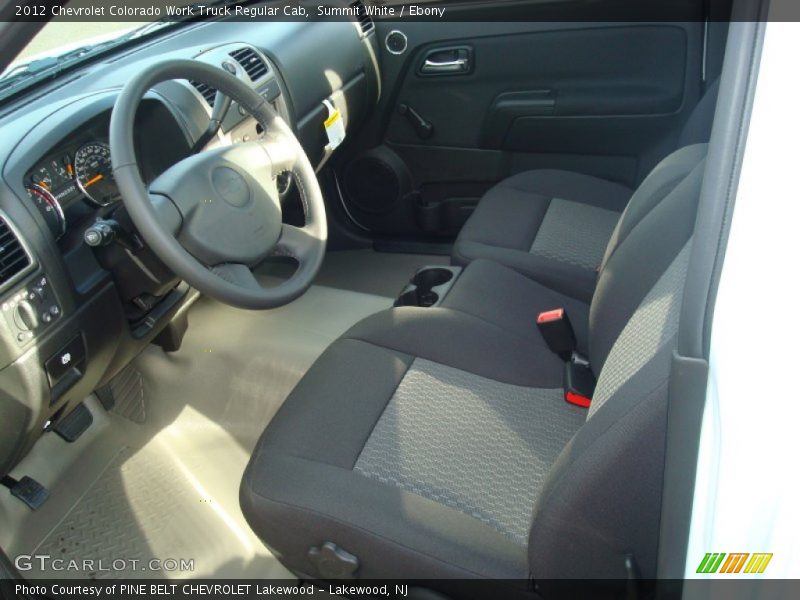 Summit White / Ebony 2012 Chevrolet Colorado Work Truck Regular Cab