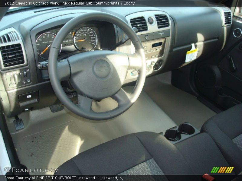 Summit White / Ebony 2012 Chevrolet Colorado Work Truck Regular Cab