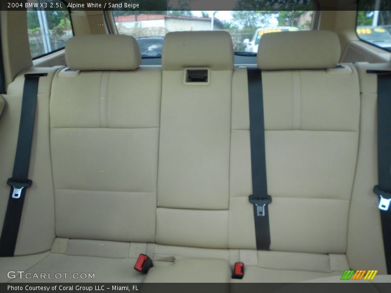 Alpine White / Sand Beige 2004 BMW X3 2.5i