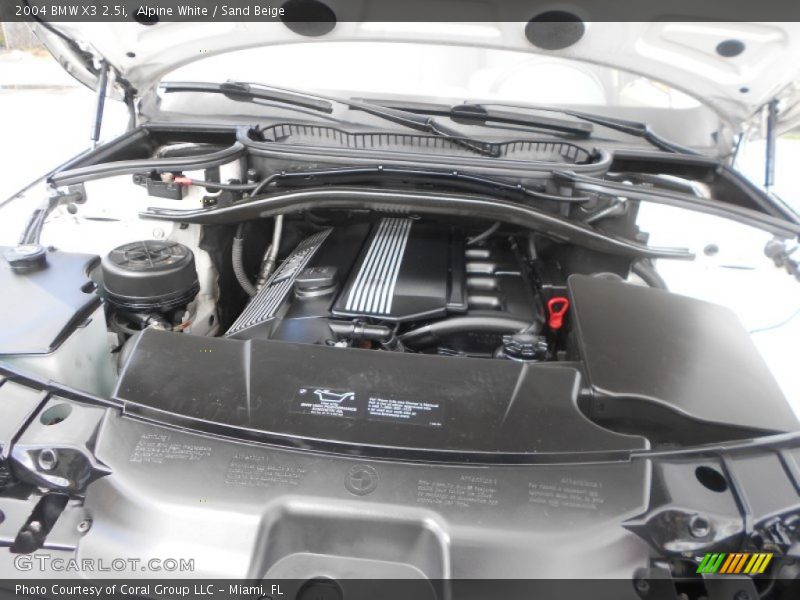 Alpine White / Sand Beige 2004 BMW X3 2.5i