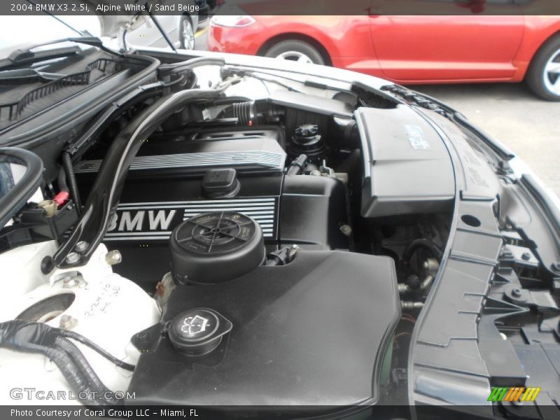 Alpine White / Sand Beige 2004 BMW X3 2.5i