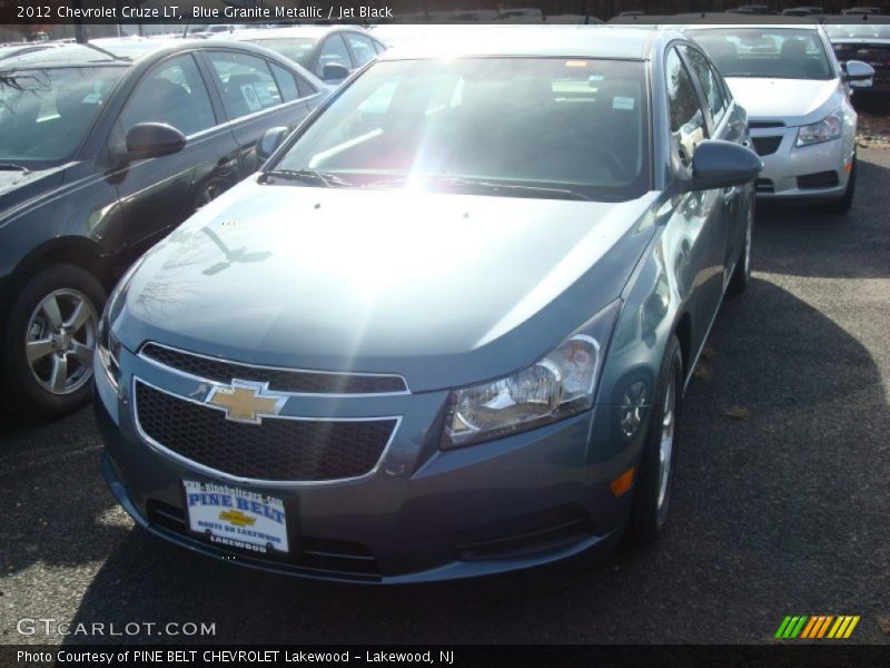 Blue Granite Metallic / Jet Black 2012 Chevrolet Cruze LT