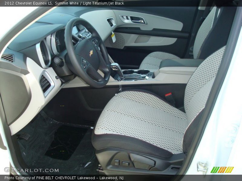 Summit White / Light Titanium/Jet Black 2012 Chevrolet Equinox LS