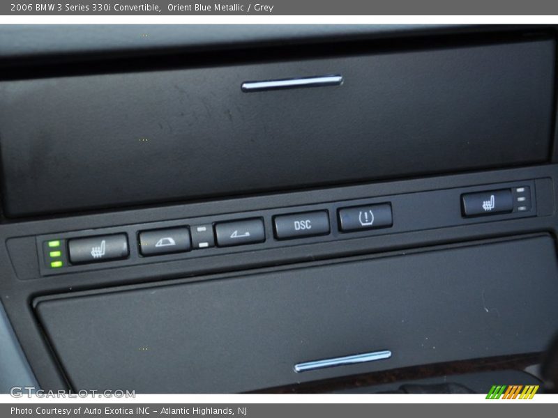 Orient Blue Metallic / Grey 2006 BMW 3 Series 330i Convertible