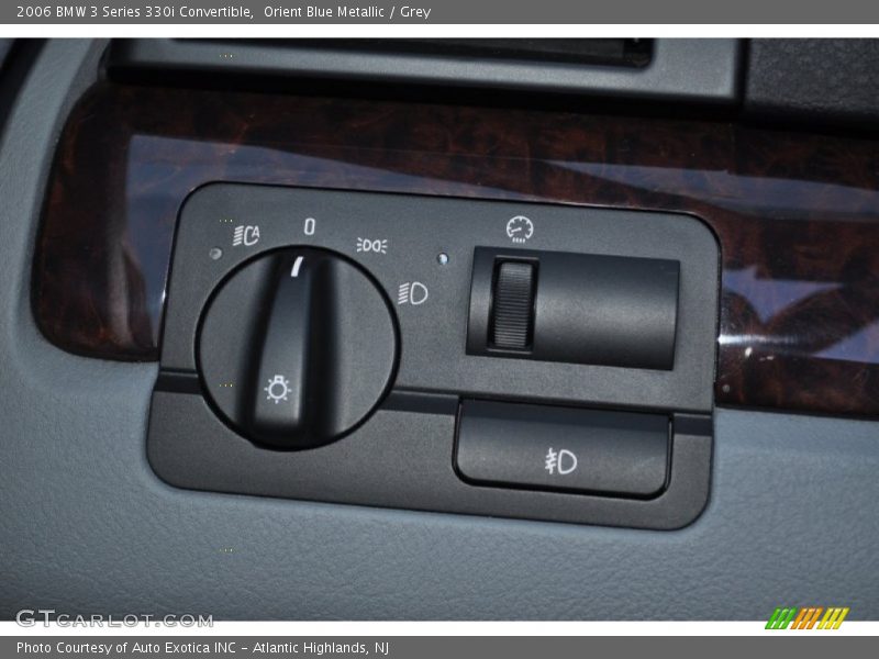 Orient Blue Metallic / Grey 2006 BMW 3 Series 330i Convertible