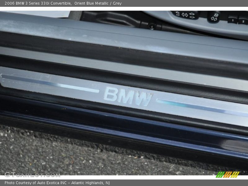 Orient Blue Metallic / Grey 2006 BMW 3 Series 330i Convertible