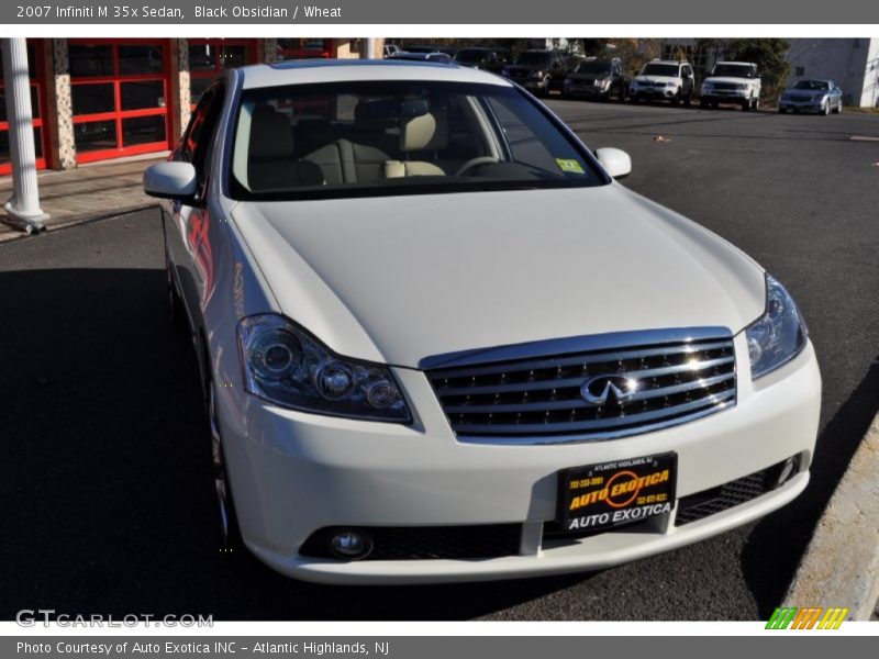 Black Obsidian / Wheat 2007 Infiniti M 35x Sedan