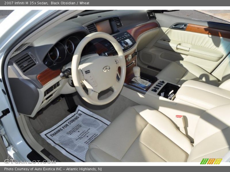 Black Obsidian / Wheat 2007 Infiniti M 35x Sedan