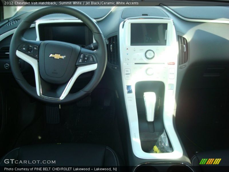 Summit White / Jet Black/Ceramic White Accents 2012 Chevrolet Volt Hatchback