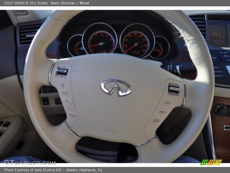 Black Obsidian / Wheat 2007 Infiniti M 35x Sedan