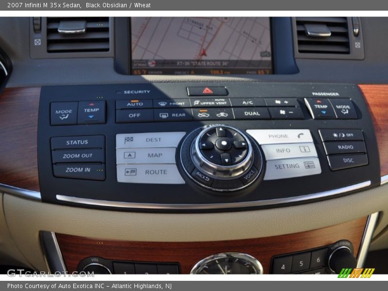 Black Obsidian / Wheat 2007 Infiniti M 35x Sedan