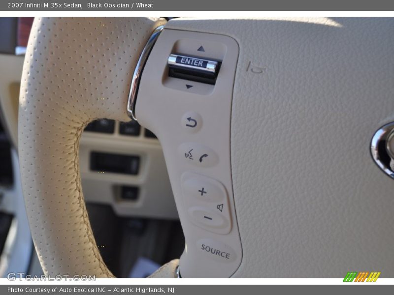 Black Obsidian / Wheat 2007 Infiniti M 35x Sedan