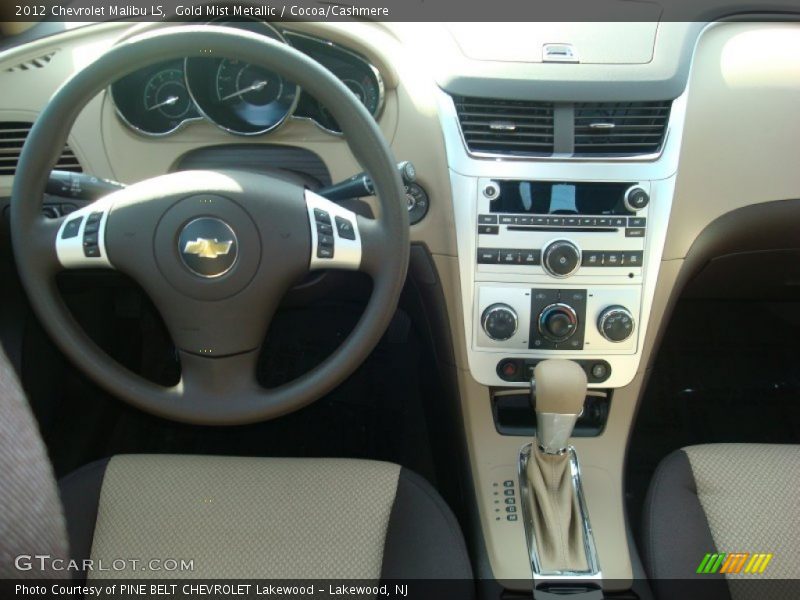 Gold Mist Metallic / Cocoa/Cashmere 2012 Chevrolet Malibu LS