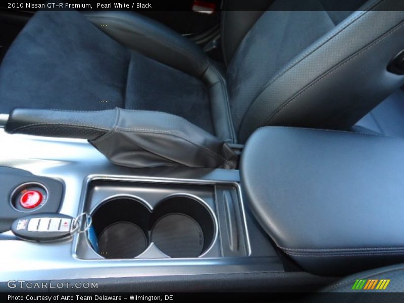 Pearl White / Black 2010 Nissan GT-R Premium