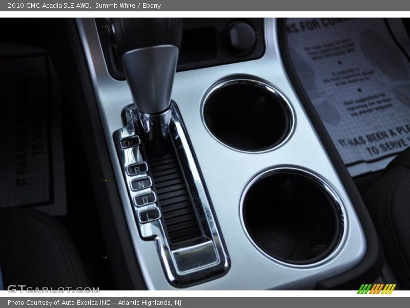 Summit White / Ebony 2010 GMC Acadia SLE AWD