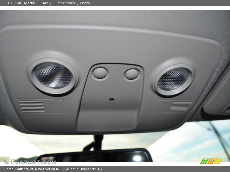 Summit White / Ebony 2010 GMC Acadia SLE AWD