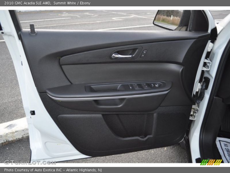 Summit White / Ebony 2010 GMC Acadia SLE AWD