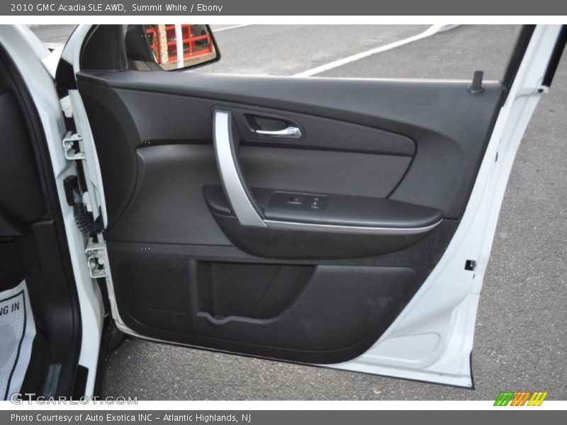 Summit White / Ebony 2010 GMC Acadia SLE AWD