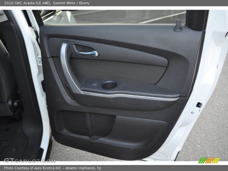 Summit White / Ebony 2010 GMC Acadia SLE AWD