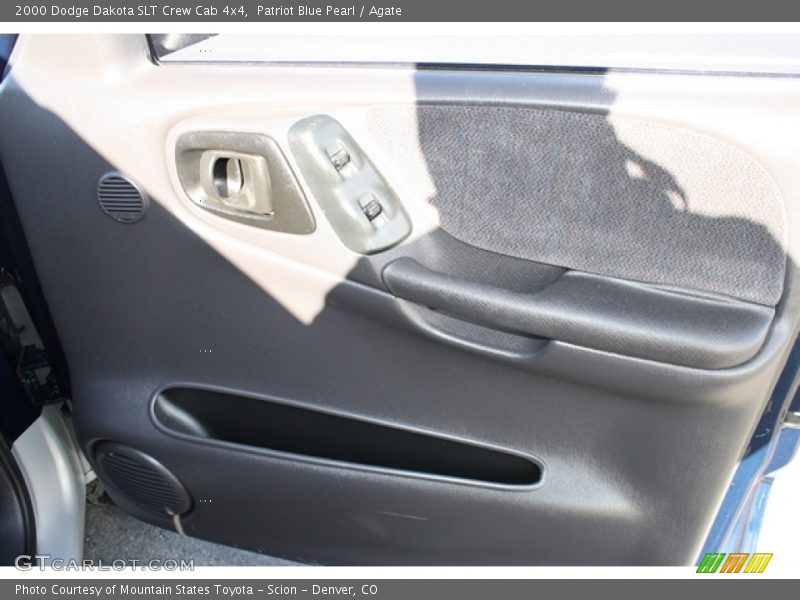 Patriot Blue Pearl / Agate 2000 Dodge Dakota SLT Crew Cab 4x4
