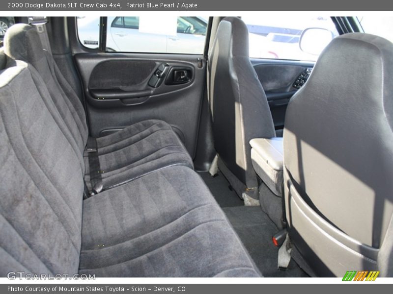 Patriot Blue Pearl / Agate 2000 Dodge Dakota SLT Crew Cab 4x4