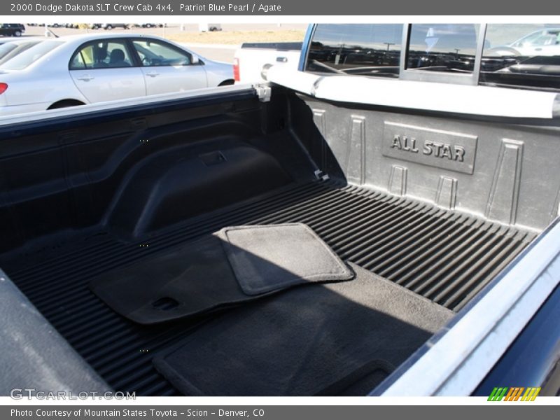 Patriot Blue Pearl / Agate 2000 Dodge Dakota SLT Crew Cab 4x4