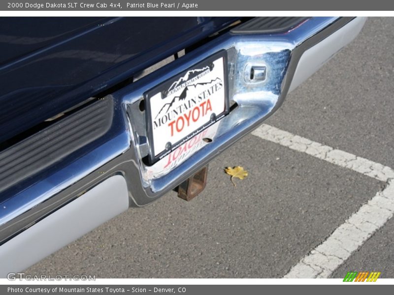 Patriot Blue Pearl / Agate 2000 Dodge Dakota SLT Crew Cab 4x4
