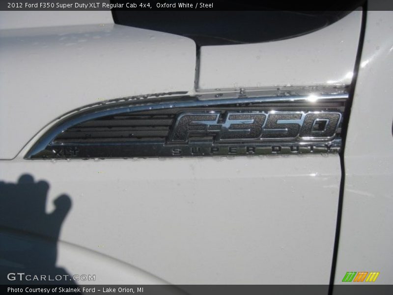 Oxford White / Steel 2012 Ford F350 Super Duty XLT Regular Cab 4x4