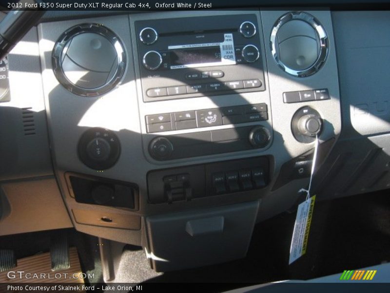 Oxford White / Steel 2012 Ford F350 Super Duty XLT Regular Cab 4x4
