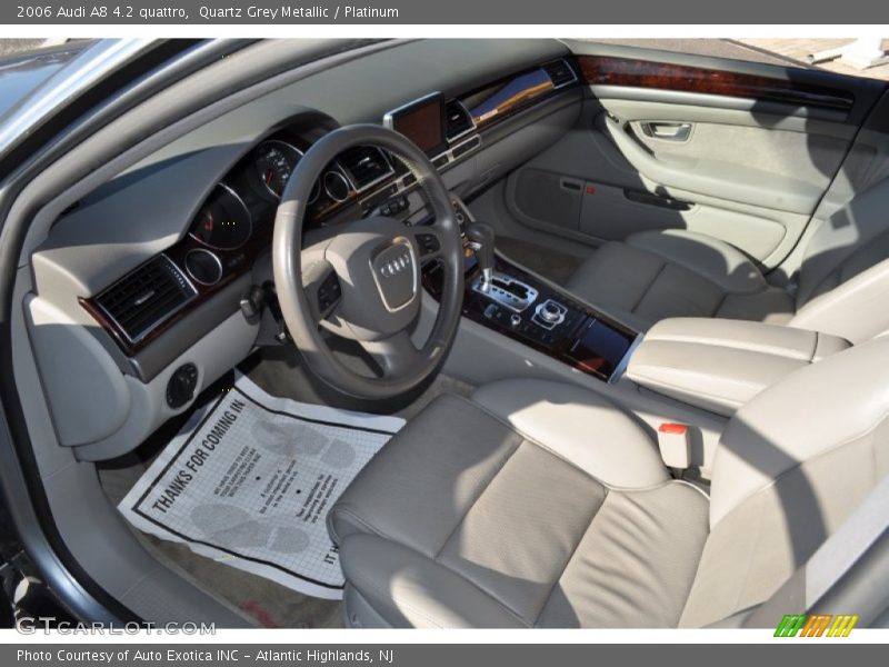 Quartz Grey Metallic / Platinum 2006 Audi A8 4.2 quattro