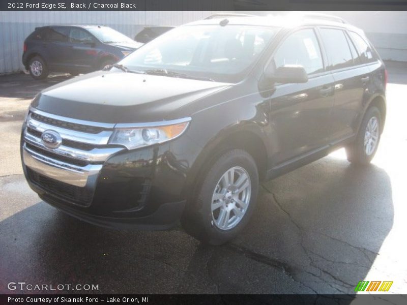 Black / Charcoal Black 2012 Ford Edge SE