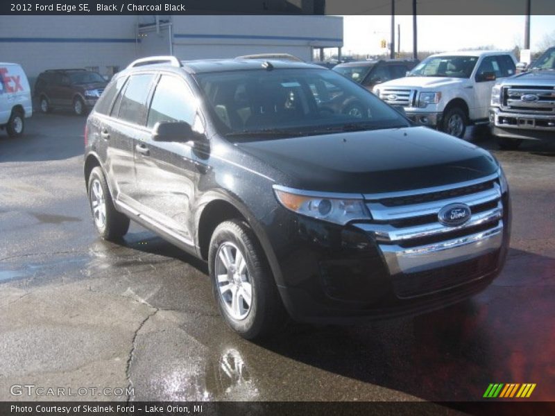 Black / Charcoal Black 2012 Ford Edge SE